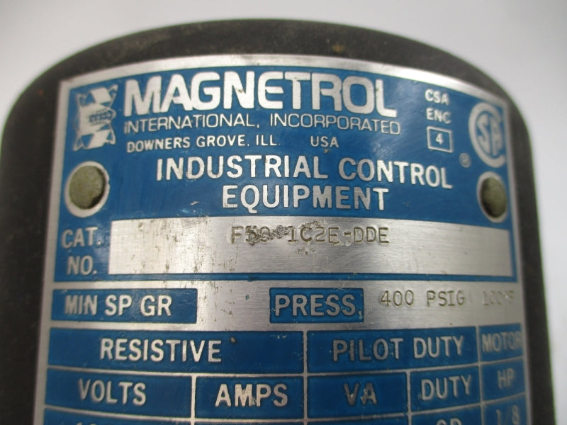 MAGNETROL F50-1C2E-DDE 120/240VAC 10A UNMP