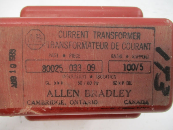 ALLEN BRADLEY 80025-033-09 UNMP