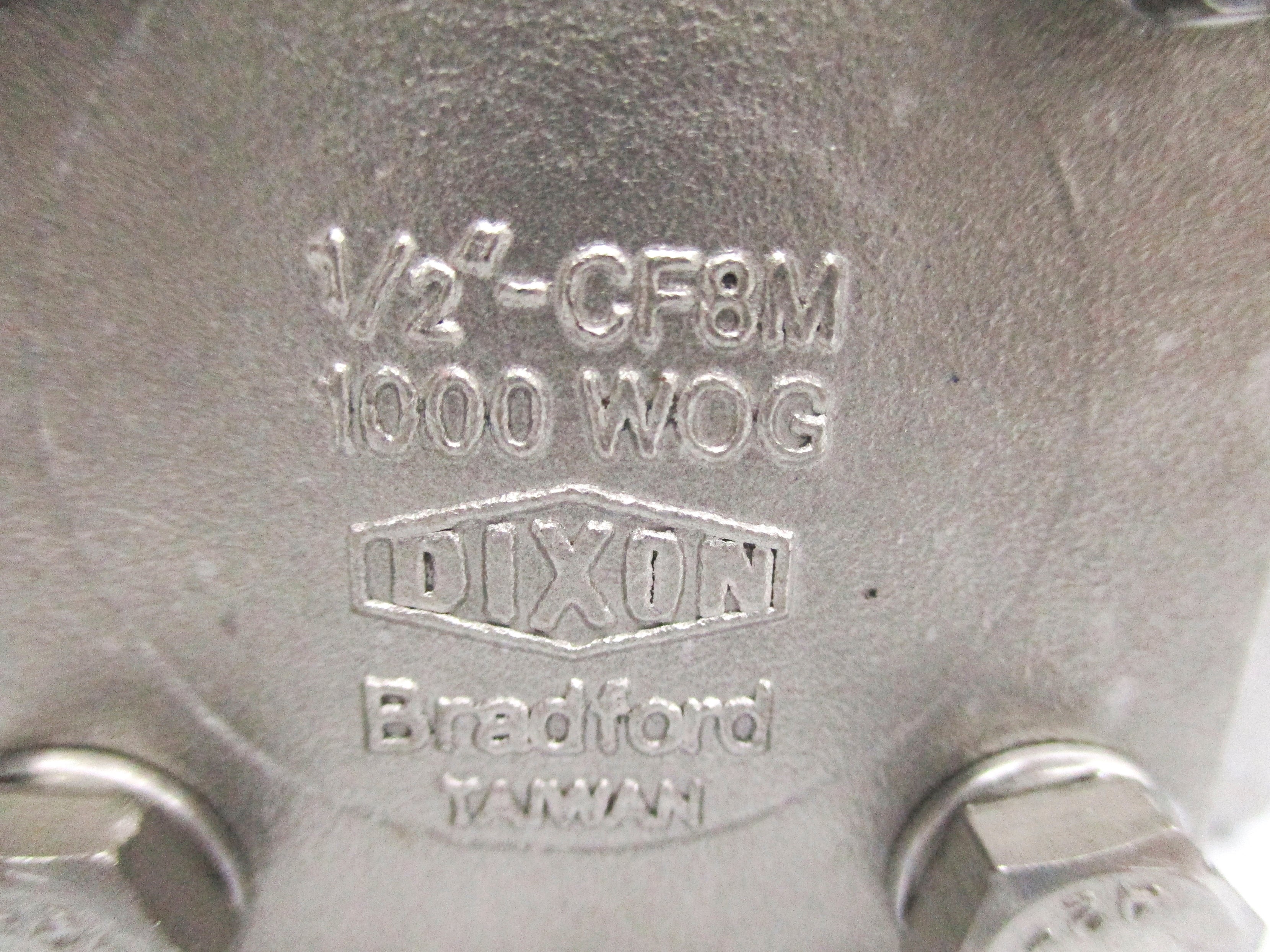 DIXON CF8M 1000WOG (AS PICTURED) 1/2" NSNP