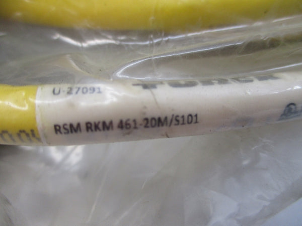 TURCK RSM-RKM-461-20M/S101 U-27091 600V 10A NSMP