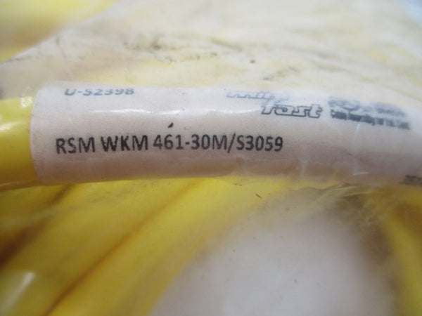 TURCK RSM-WKM-461-30M/S3059 U-52398 600V 10A NSMP