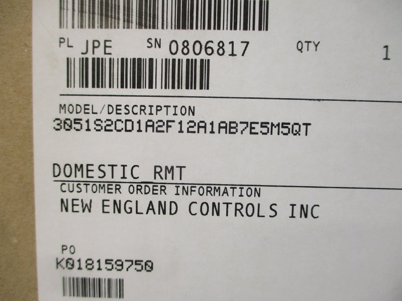 ROSEMOUNT 3051S2CD1A2F12A1AB7E5M5QT 10.5-42.4VDC 2000PSI NSMP