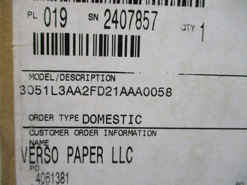ROSEMOUNT 3051L3AA2FD21AAA0058 10.5-55VDC 275PI NSMP