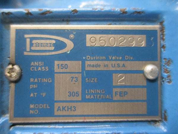 ATOMAC AKH3 9502993 W/ HYTORK 130 120PSI SIZE 2 NSNP