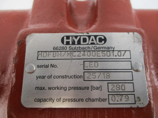 HYDAC MDFBH/HC2400E5D1.0/ 24VAC/DC NSNP