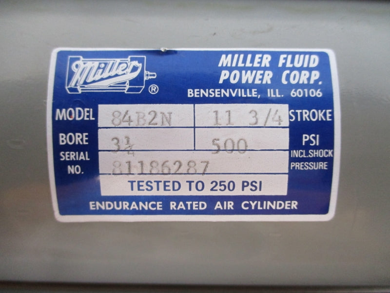 MILLER FLUID POWER 84B2N 500PSI 3-1/4" NSNP