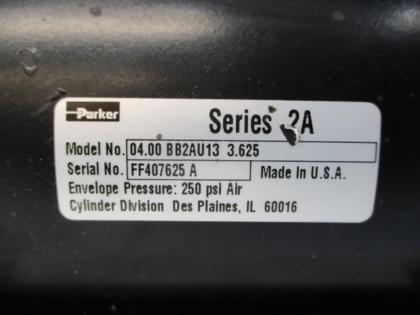 PARKER 04.00-BB2AU13-3.625 SERIES 2A 250PSI NSNP