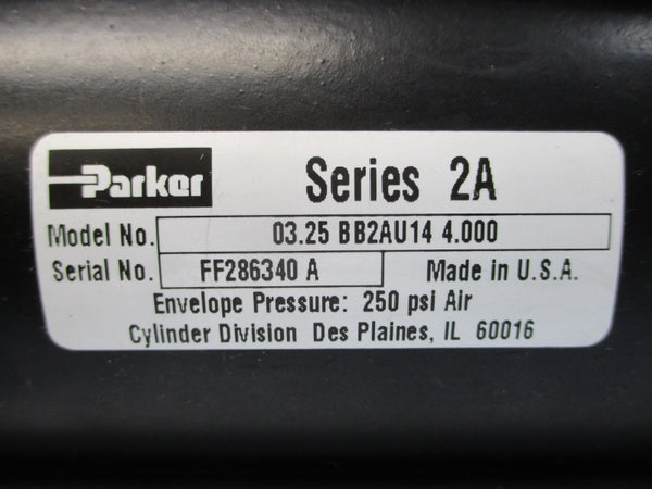 PARKER 03.25-BB2AU14-4.000 SER. 2A 250PSI NSNP