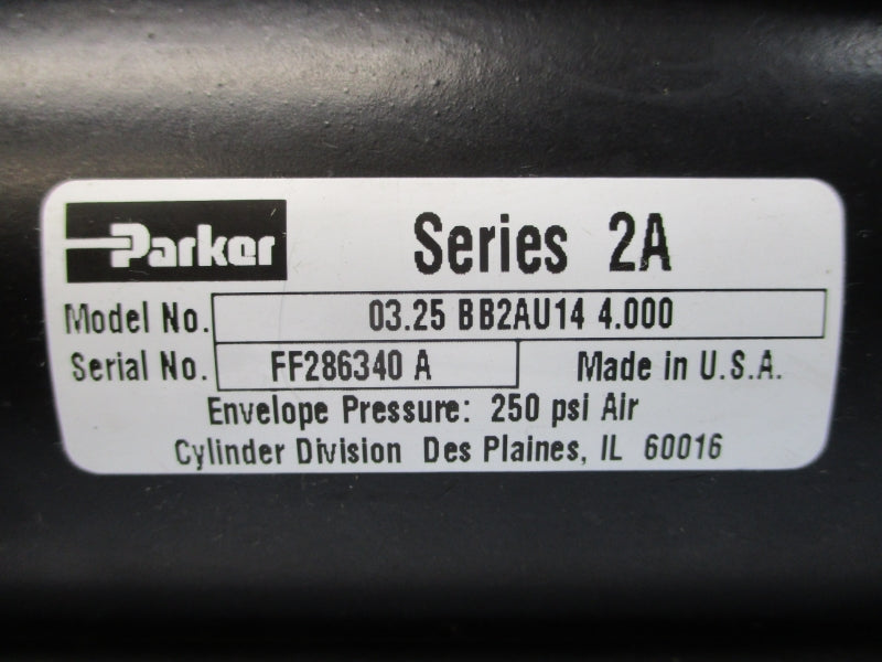 PARKER 03.25-BB2AU14-4.000 SER. 2A 250PSI NSNP
