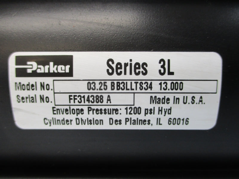 PARKER 03.25-BB3LLTS34-13.000 SER. 3L 1200PSI NSNP