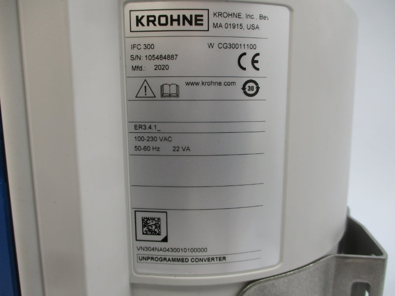 KROHNE VN304NA0430010100000 ER3.4.1_ 100-230VAC NSNP