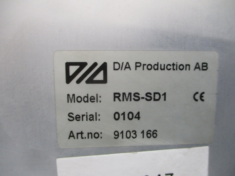 D/A PRODUCTION RMS-SD1 9103-166 UNMP