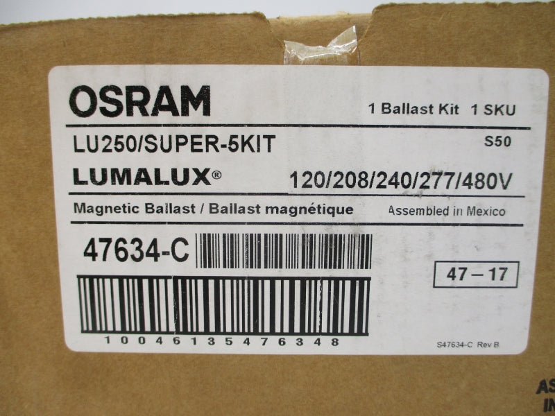 OSRAM LU250/SUPER-KIT 47634-C 480V 2.66A NSMP