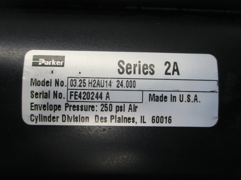 PARKER 03.25-H2AU14-24.000 SER. 2A 250PSI NSNP