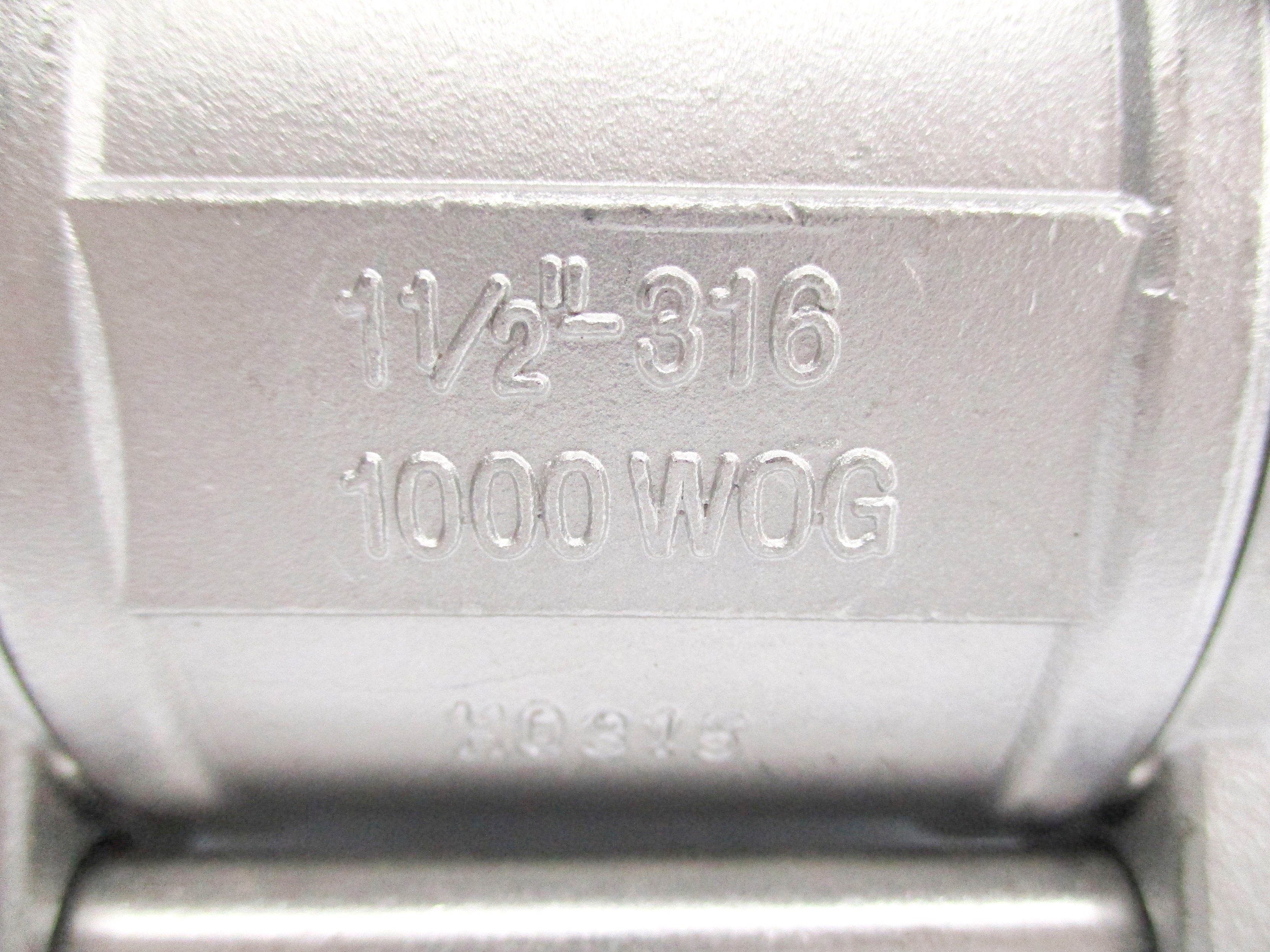 BRADFORD 316 1000WOG 1-1/2" NSNP