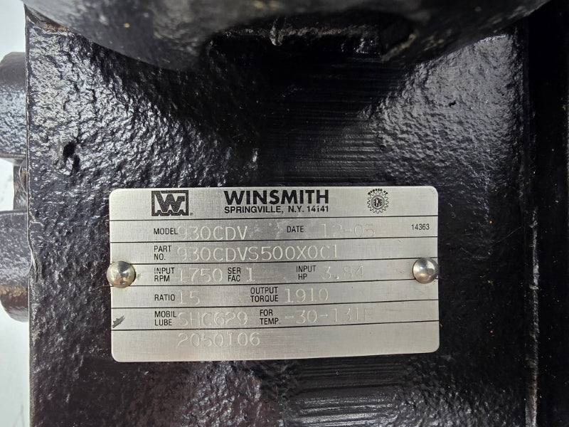 WINSMITH 930CDVS500X0C1 930CDV NSNP