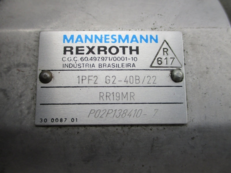 REXROTH 1PF2G2-40B/22-RR19MR NSNP