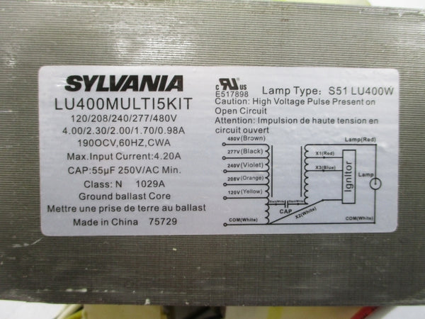 SYLVANIA 75729-0 LU400MULTI5KIT 480V 4.00A NSMP
