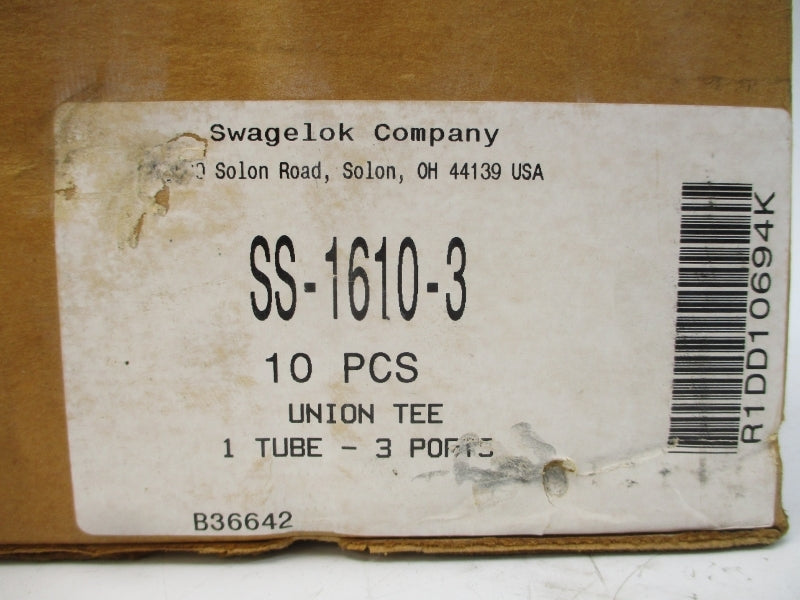 SWAGELOK SS-1610-3 (PKG OF 10) NSMP