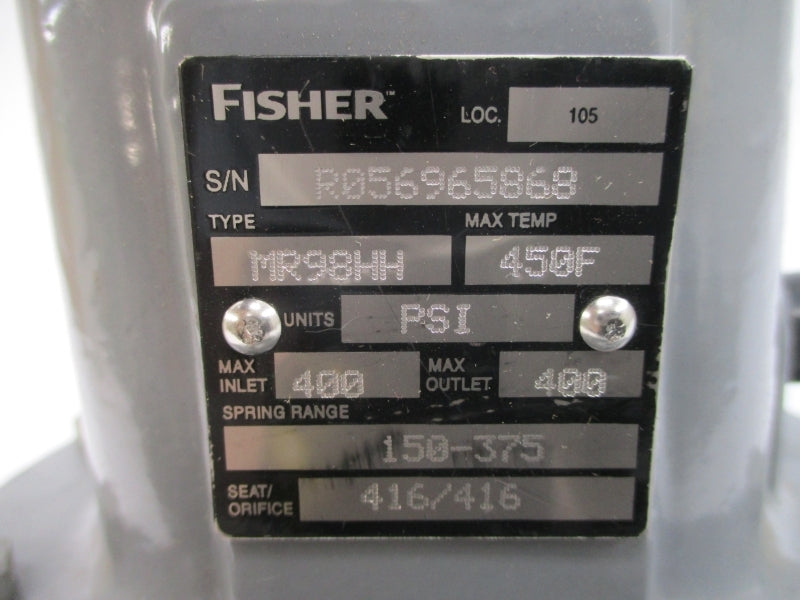 FISHER MR98HH 150-375PSI NSNP