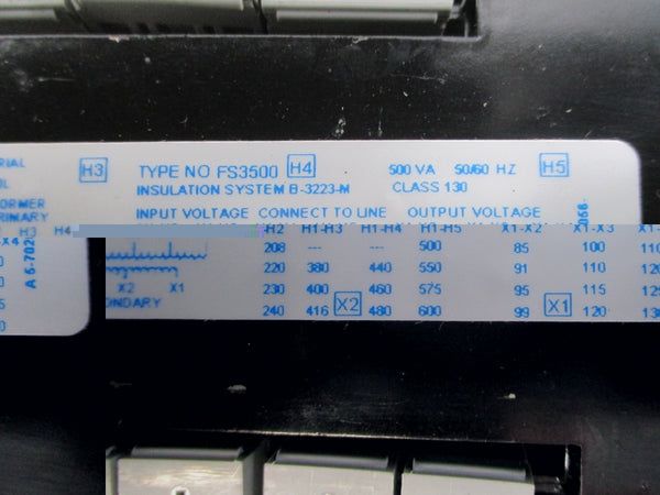 ACME ELECTRIC FS3500 600V NSNP