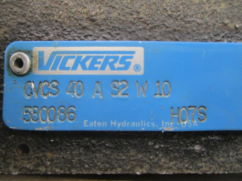 VICKERS CVCS 40 A S2 W 10 580086 NSNP