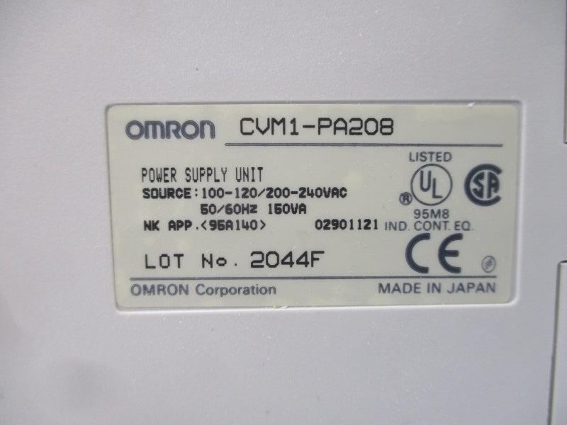 OMRON CVM1-PA208 200-240VAC NSNP