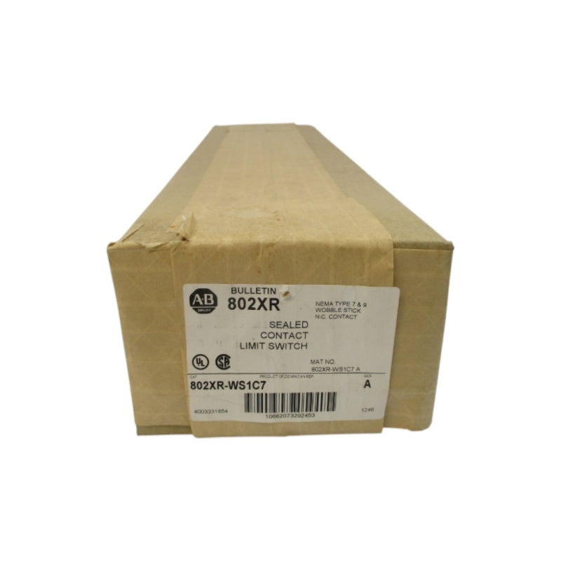 ALLEN BRADLEY 802XR-WS1C7 SER. A (BR/WH) NSFS