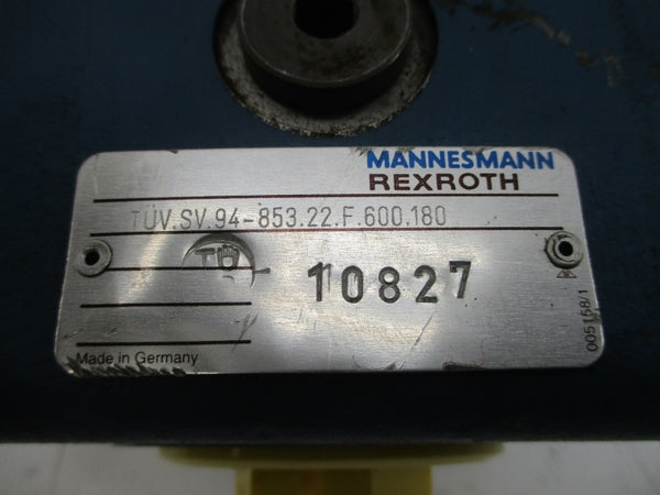 REXROTH DB30-G2-52/180B WITH TUV.SV.94-853.22.F.600.180 NSNP