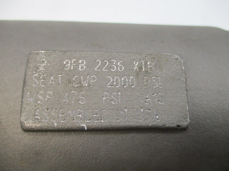 JAMESBURY 9FB 2236 X1B VPVL200DABD 475PSI 2" NSNP