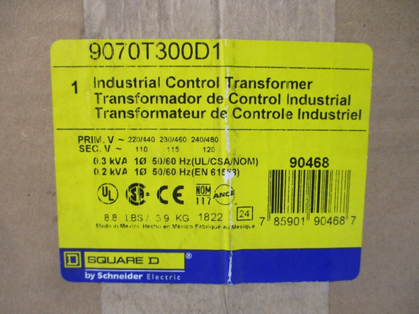 SQUARE D 9070T300D1 240/480V NSFS