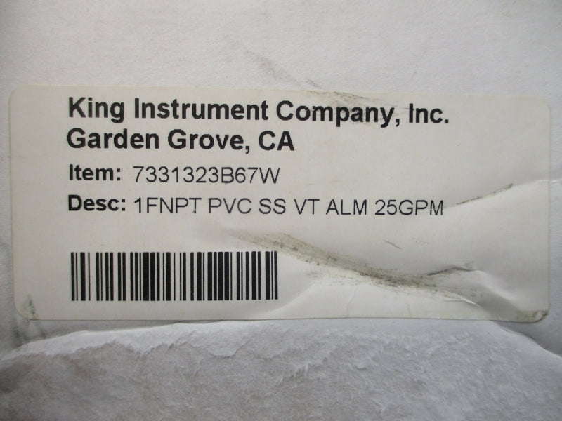 KING INSTRUMENT 7331323B67W 150PSI NSMP