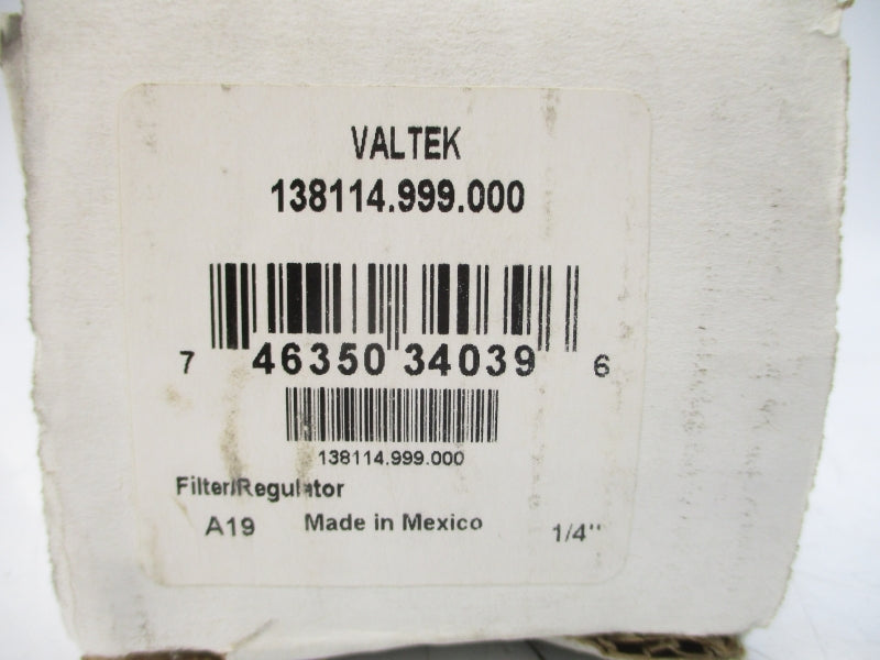 VALTEK 138114.999.000 150/250PSI 1/4" NSMP