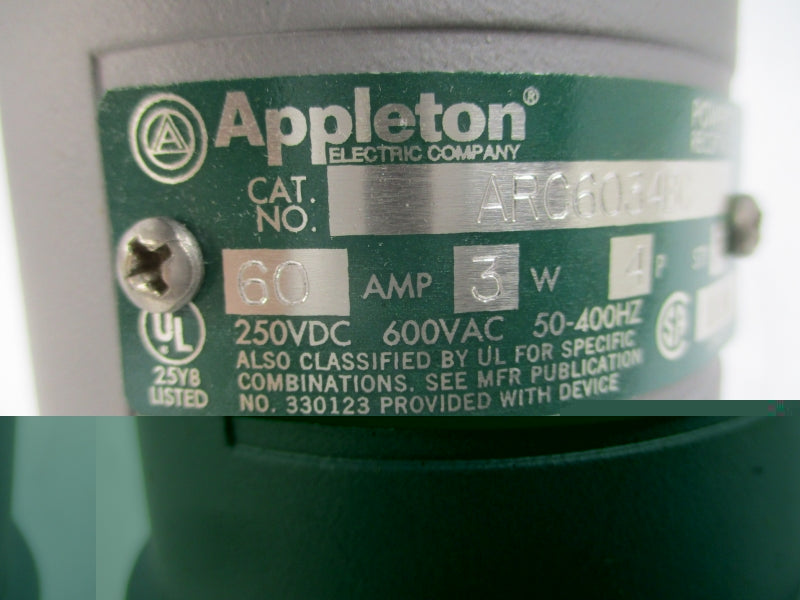 APPLETON ARC6034BC 600VAC 60A NSMP