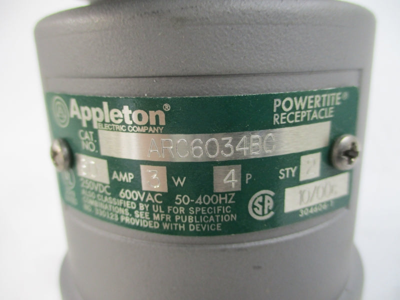 APPLETON ARC6034BC 600VAC 60A NSMP