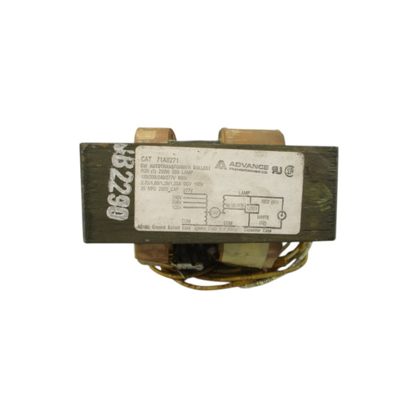 ADVANCE TRANSFORMER 71A8271 277V 2.75A UNMP