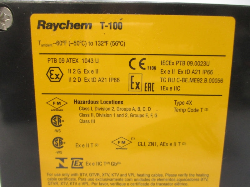 PENTAIR RAYCHEM T-100 447379-000 NSMP