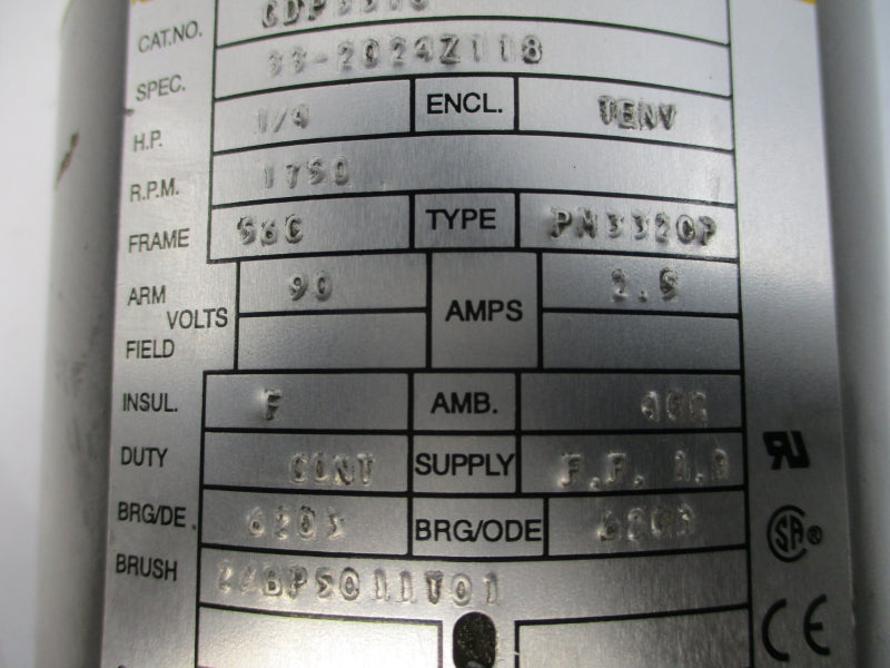 BALDOR CDP3310 33-2024Z118 90V 2.9A NSNP