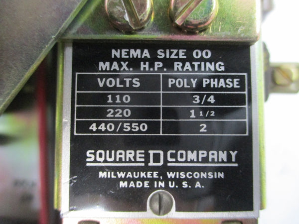SQUARE D 8736A04 SER. C 208-220V 10A NSNP