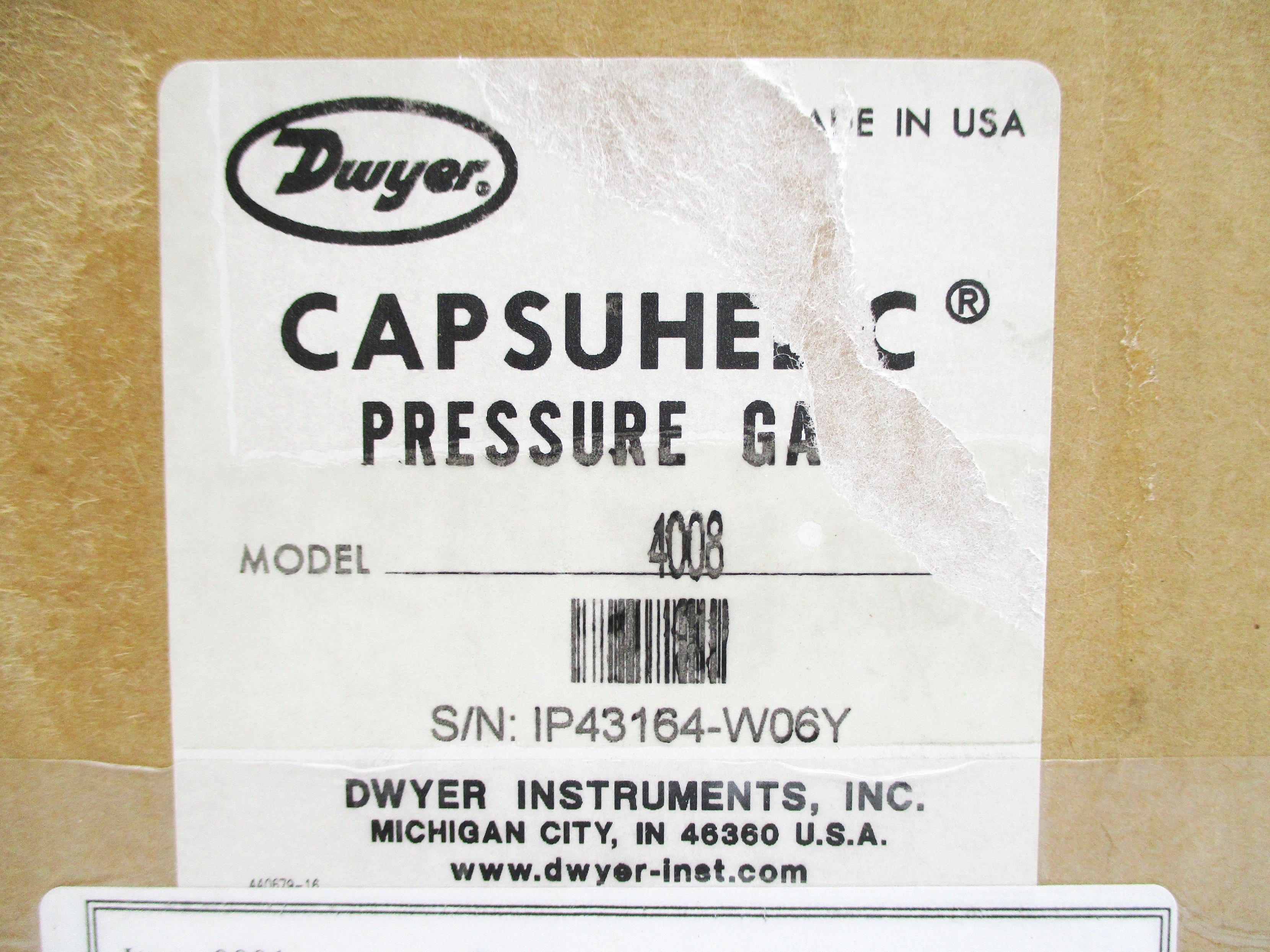 DWYER 4008 500PSIG NSMP
