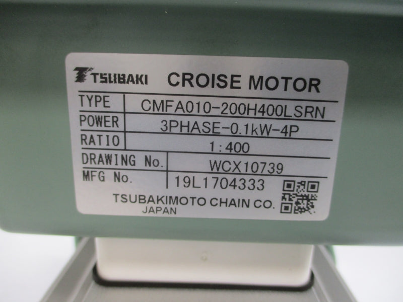 TSUBAKI CMFA010-200H400LSRN TA010SRCE 200/220V 0.63/0.57/0.58A NSNP