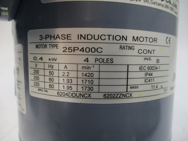 NOP NIPPON 25P400C-216EVB 200/220V 2.2/1.93/1.95A NSNP