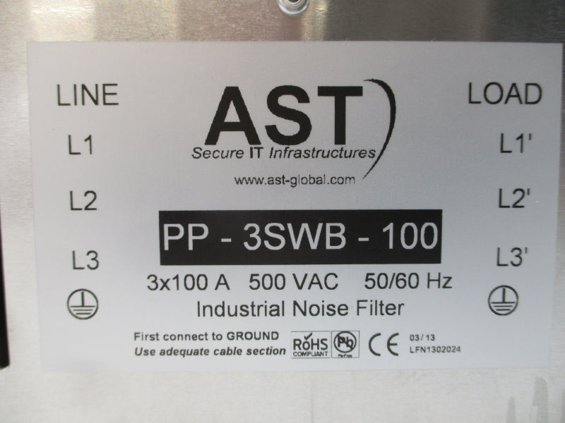 AST PP-3SWB-100 500V 100A NSMP