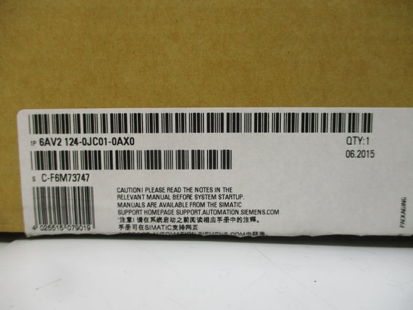 SIEMENS 6AV2124-0JC01-0AX0 24VDC 1.05A NSMP