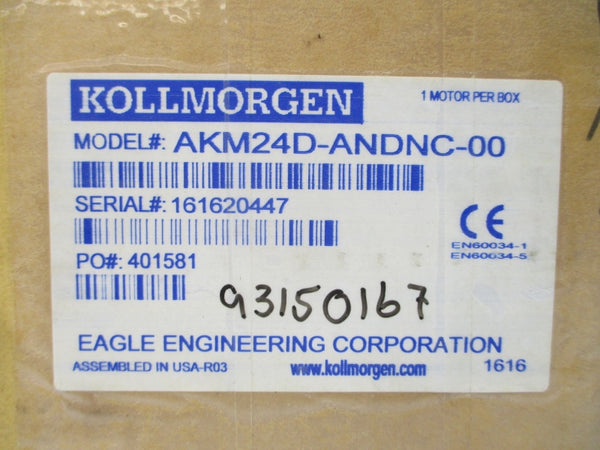 KOLLMORGEN AKM24D-ANDNC-00 640VDC 2.21A NSMP