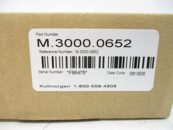 KOLLMORGEN M.3000.0652 R8 24VDC 10A NSMP