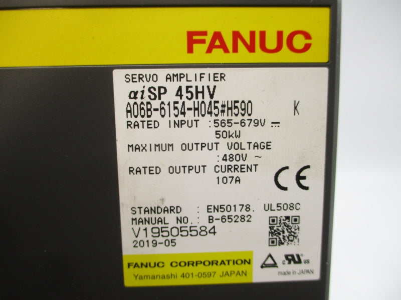 FANUC A06B-6154-H045#H590 565-679V 107A UNMP