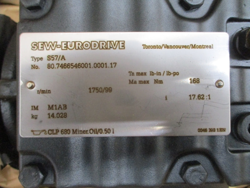 SEW-EURODRIVE S57/A NSMP