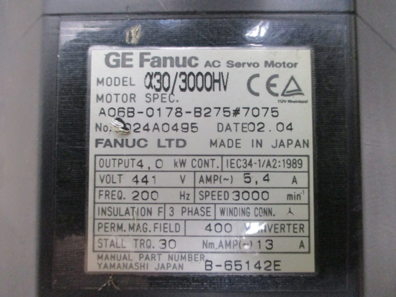 FANUC A06B-0178-B275#7075 441VAC 5.4A NSNP
