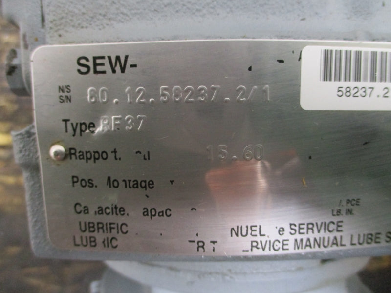 SEW-EURODRIVE SA67.37DT71C4ARDX 240/480V 1.27/0.63A NSNP